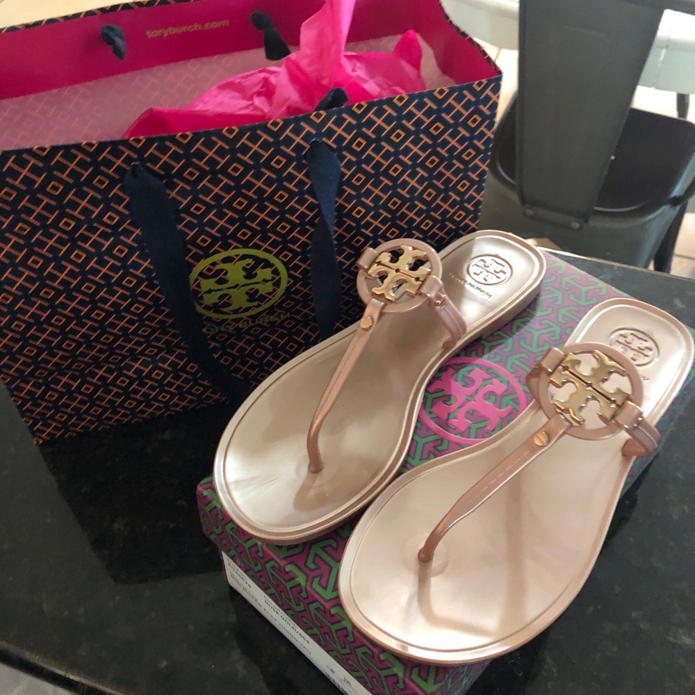 NEW Tory Burch Mini Miller Flat (jelly) Thong